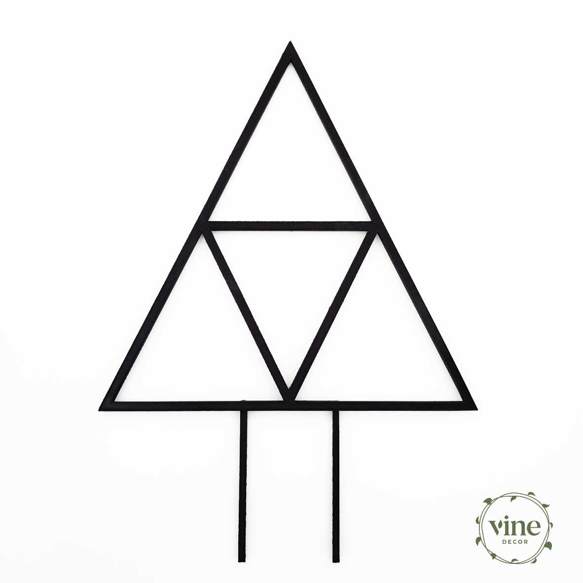 Triangle Climbing Frame 3 Vine Decor Black Triangle Climbing Frame