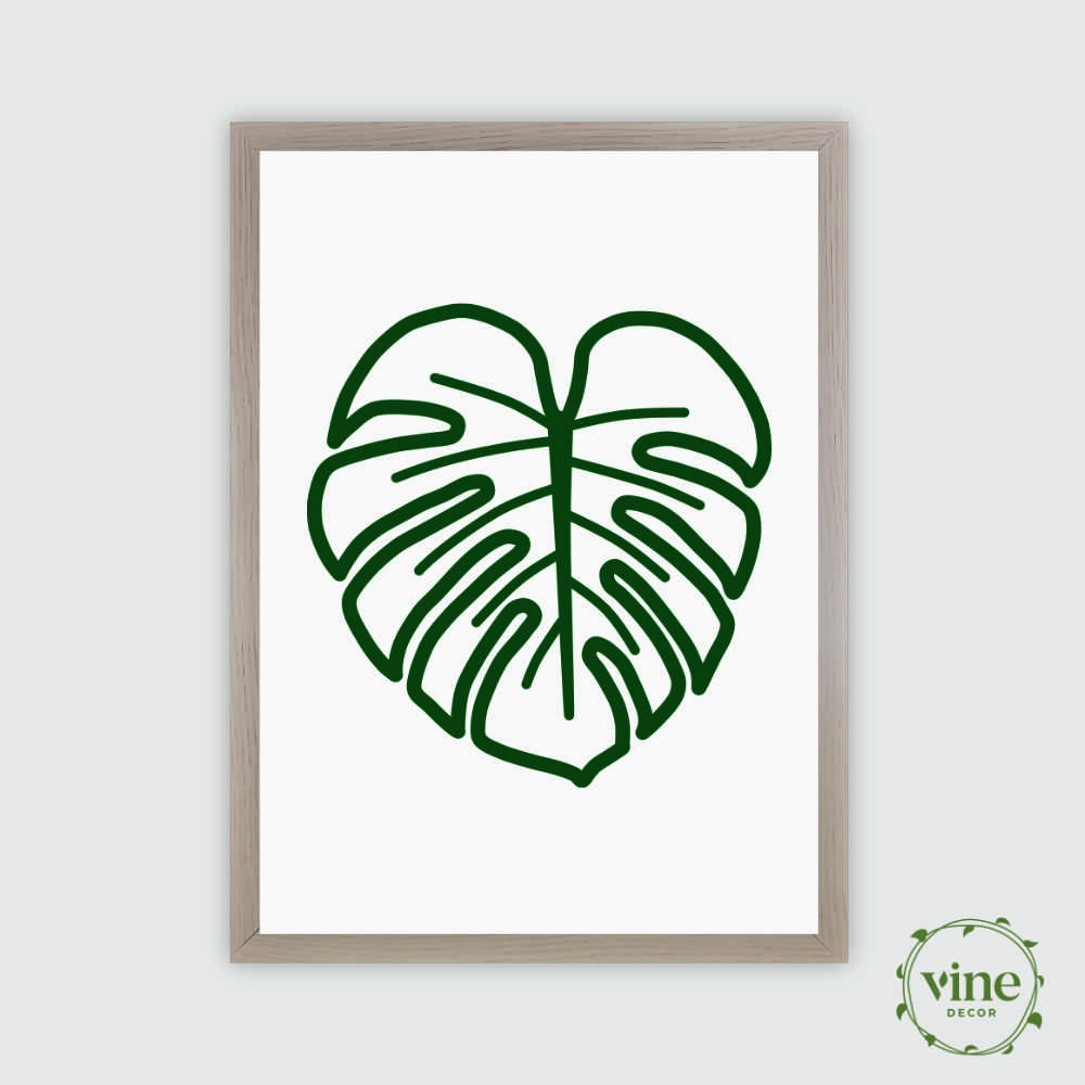 Deliciosa Leaf Print 5 Vine Decor Deliciosa Print Forest