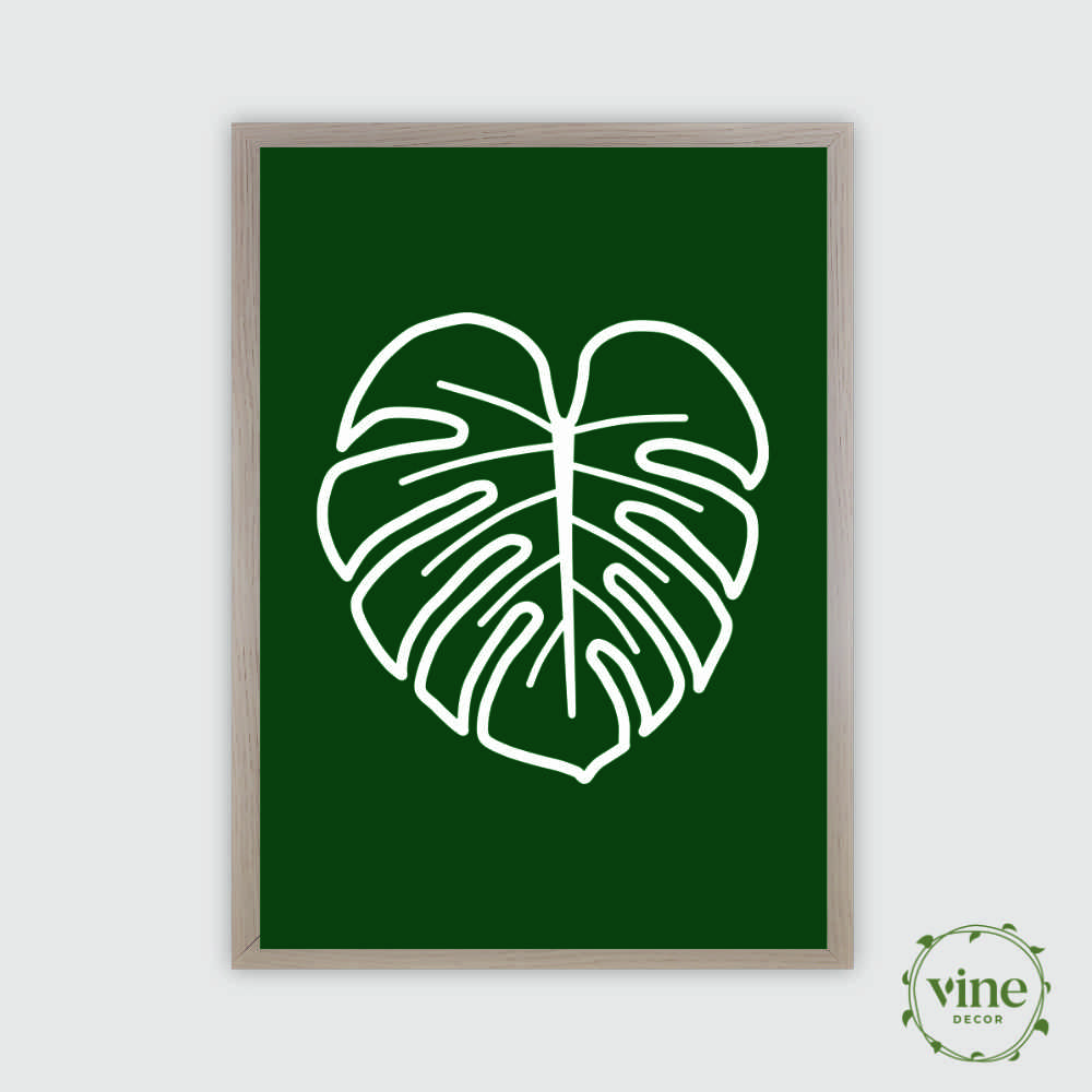 Deliciosa Leaf Print 1 Vine Decor Deliciosa Print Forest_2