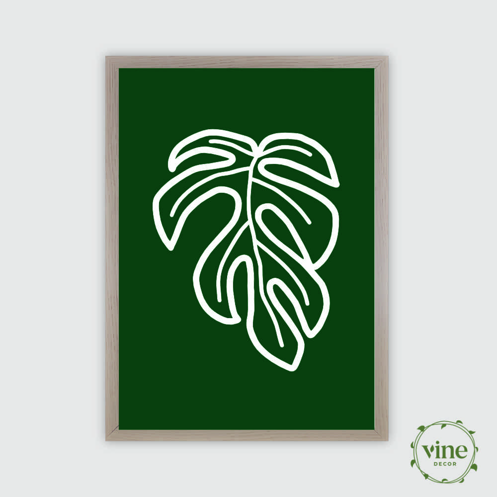 Minima Leaf Print 8 Vine Decor Minima Print Forest_2