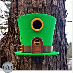 St Patricks Leprechauns Hat Birdhouse