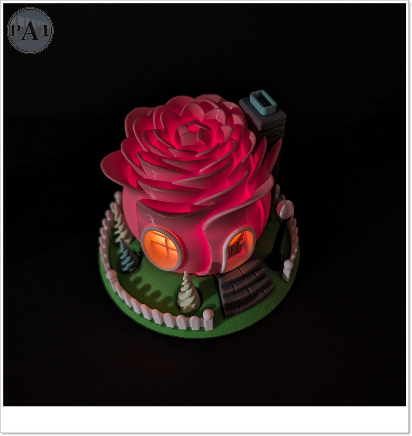 Valentine's Day Rose Fairy House 2 Valentine's Day Rose Fairy House - Image 2