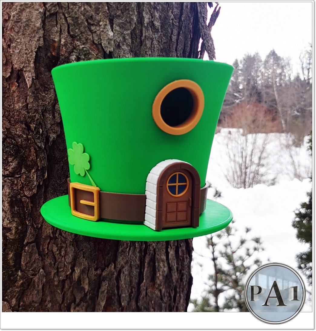 St Patricks Leprechauns Hat Birdhouse 3 St Patricks Leprechauns Hat Birdhouse - Image 3