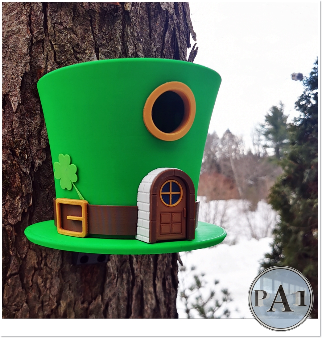 St Patricks Leprechauns Hat Birdhouse 5 St Patricks Leprechauns Hat Birdhouse - Image 5