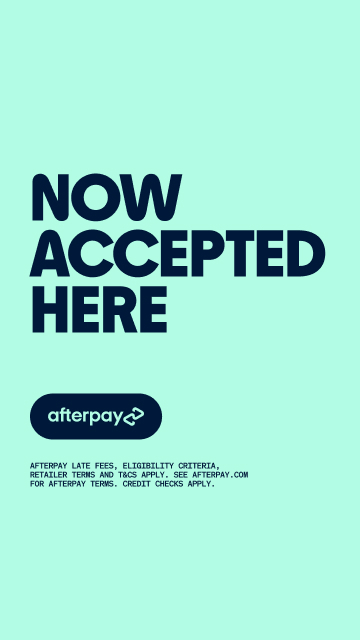 Afterpay — Now Accepted Here